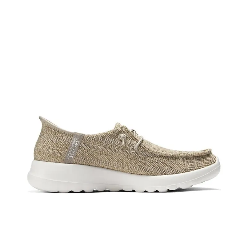Skechers Non slip Lightweight Low Top Casual Shoes Women's Brown-1