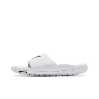 Under Armour Project Rock Slides 'White'