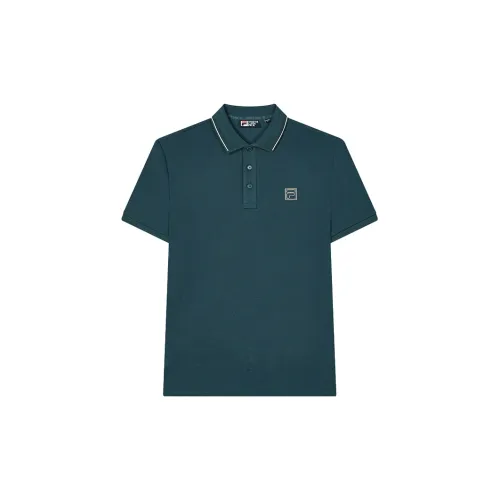 FILA Polo Shirts Men Ten Thousand Mountains Jade