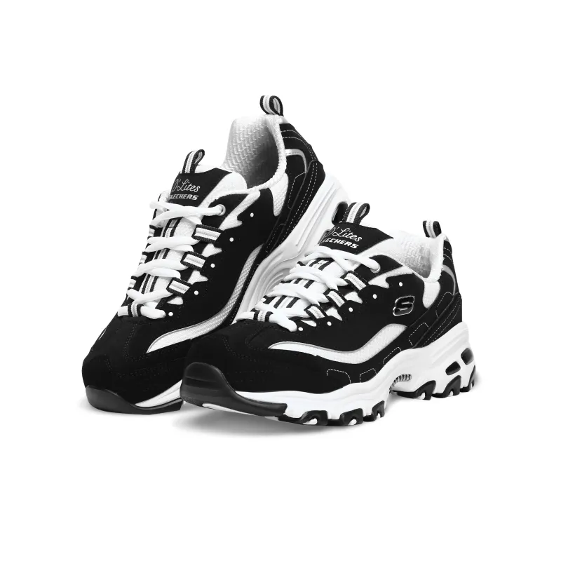 Skechers D'LITES 1.0 D'LITES Low-Top Chunky Sneakers Women's Black-5