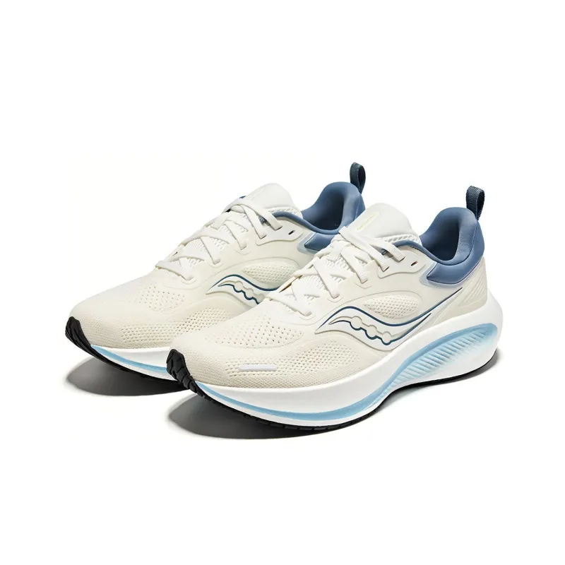 Saucony Surge 3 Coverage Rebound Lightweight Low Top Casual Running Shoes Men's White Blue-2