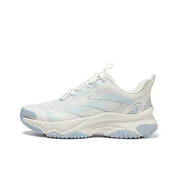 Skechers Street Cushioning Lightweight Breathable Rebound Low Top Casual Shoes Women's Light Blue