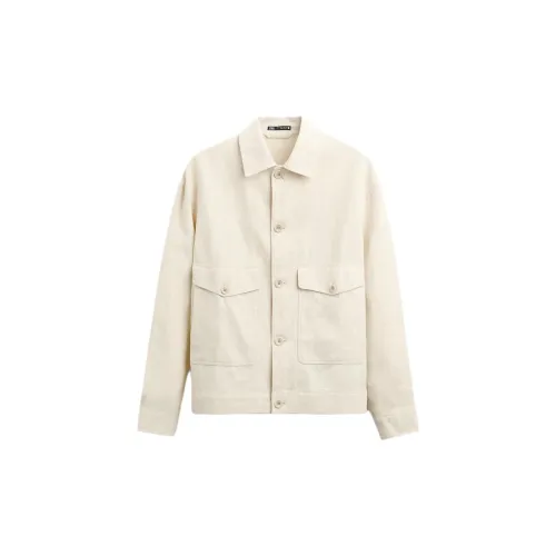 ZARA Jackets Men White