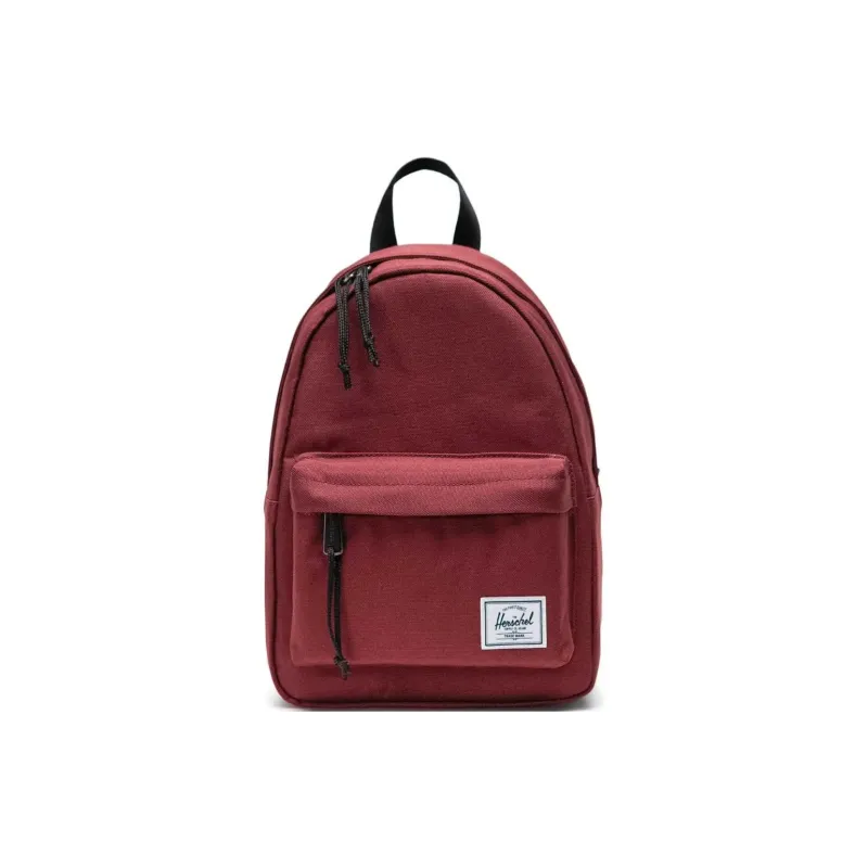 Herschel Recycled Material Backpack Mini Unisex Burgundy-0