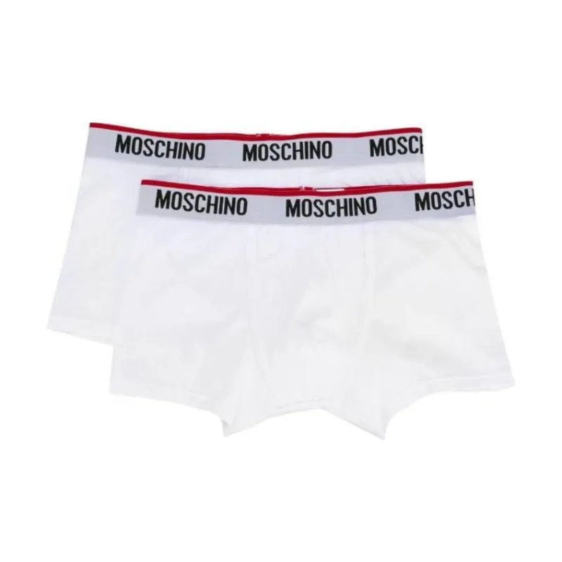 MOSCHINO Logo waistband Three pack Boxers-0