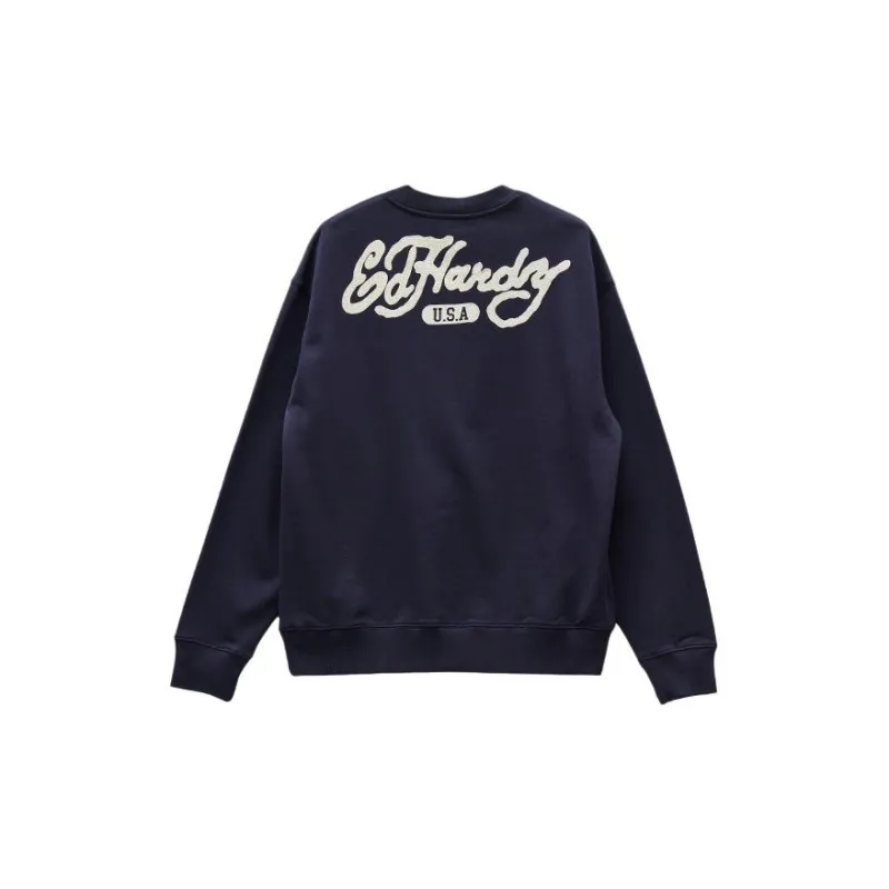 Ed Hardy Sweatshirt Men's Midnight Blue-1