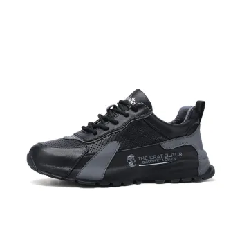 U7 Cushioning Anti Slip Wear Resistant Breathable Moisture Wicking Low Top Casual Shoes Men's Black
