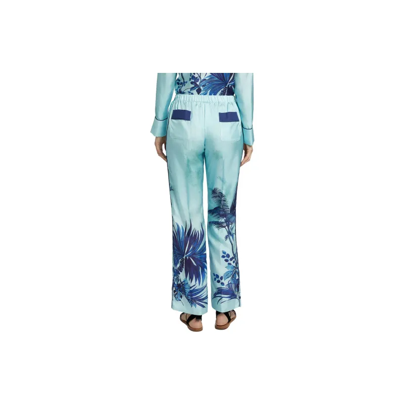 F.R.S For Restless Sleepers Etere Silk Trousers-1