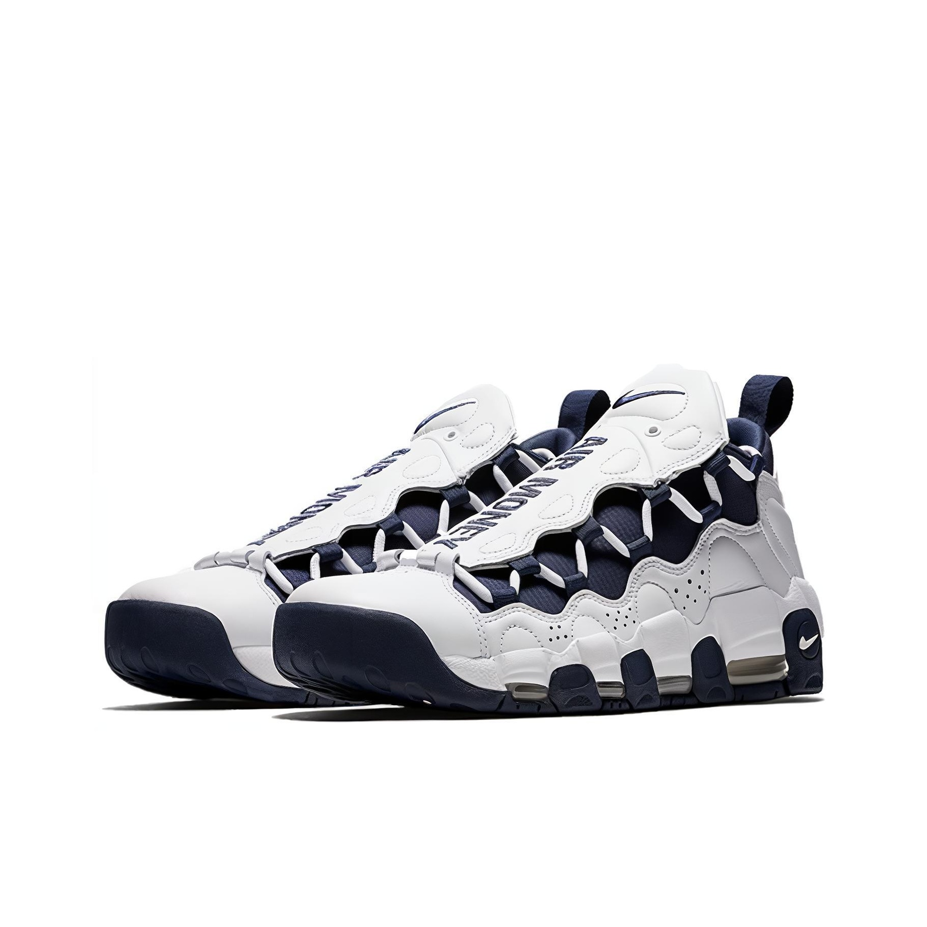 ★ Nike Air ★Air More Money NYC White Midnight Navy Nike Air More Money Nyc White Midnight Navy US M 10.5 - POIZON