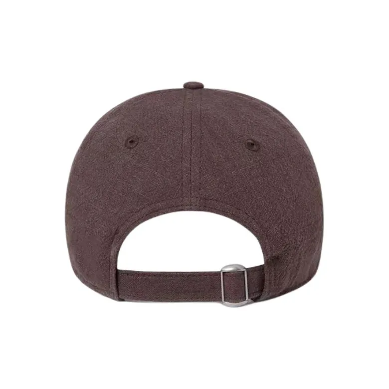 New Era Linen, Polyester Baseball Caps Unisex Umber-3