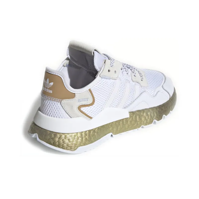 Adidas Nite Jogger Cloud White Periwinkle Women's-3