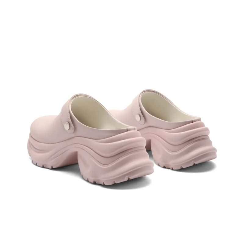 BELLE Abrasion Resistant Closed Toe Slippers Women's Black, Pink, Beige-8
