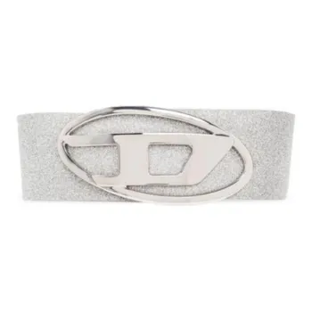 DIESEL B 1Dr Logo Plaque Buckle Belt