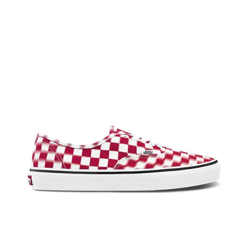 Authentic Vans 'Blur Check White Red'-1