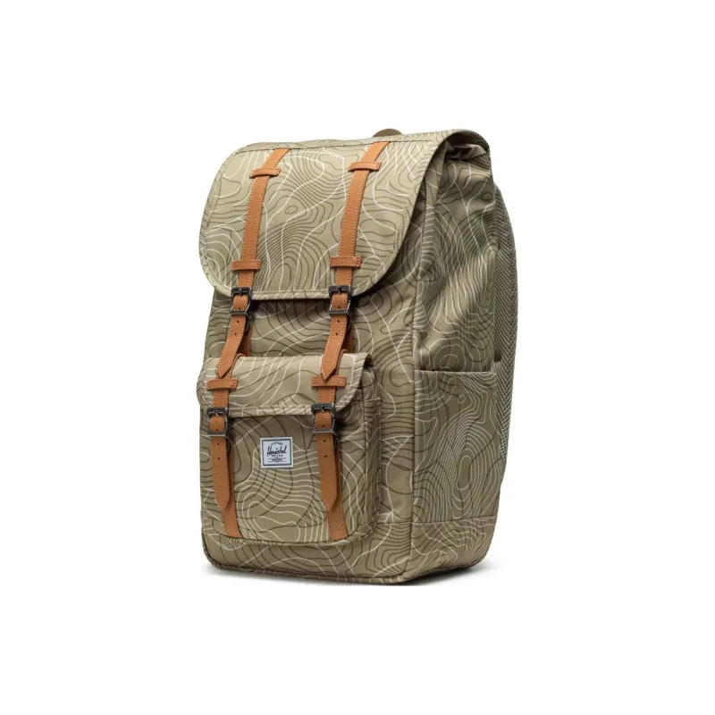 Herschel Recycled Fabric Backpack Unisex Twill Khaki-1
