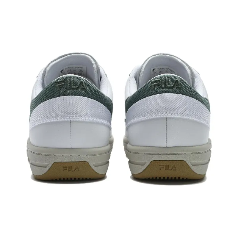 FILA FX-2 Anti-Slip Wear-Resistant Low-Top Skateboard Shoes Men's White Green-3
