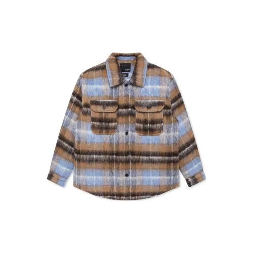 GXG Coats Men Blue-Khaki Plaid