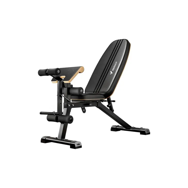 MERACH Dumbbell Bench Supine Board Comprehensive Training Equipment Black Thick Steel Pipe Home Use Unisex-11