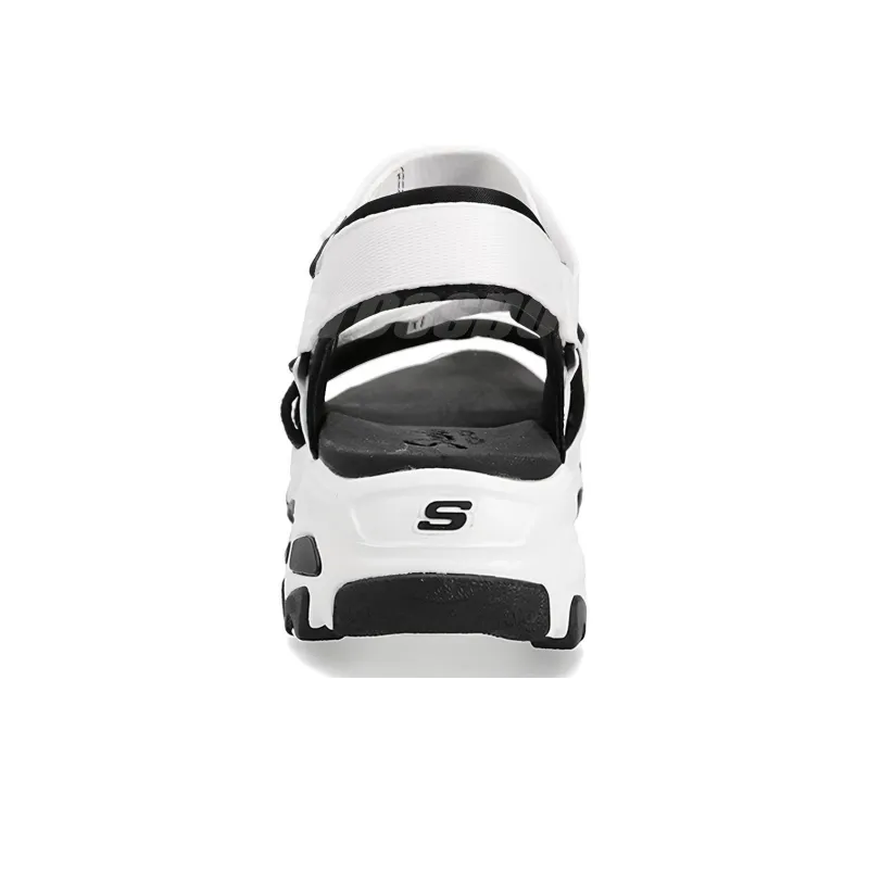 Skechers D'Lites Sandal Gs Black/White Women's-3