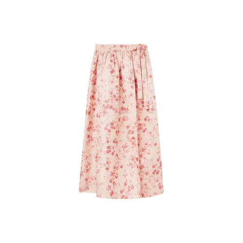 Loro Piana Casual Long Skirts Women's Pink