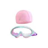 Pink Green+Pink Swimming Cap