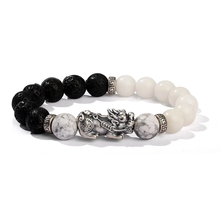 AWD White Jade Bodhi Bracelets Unisex-5
