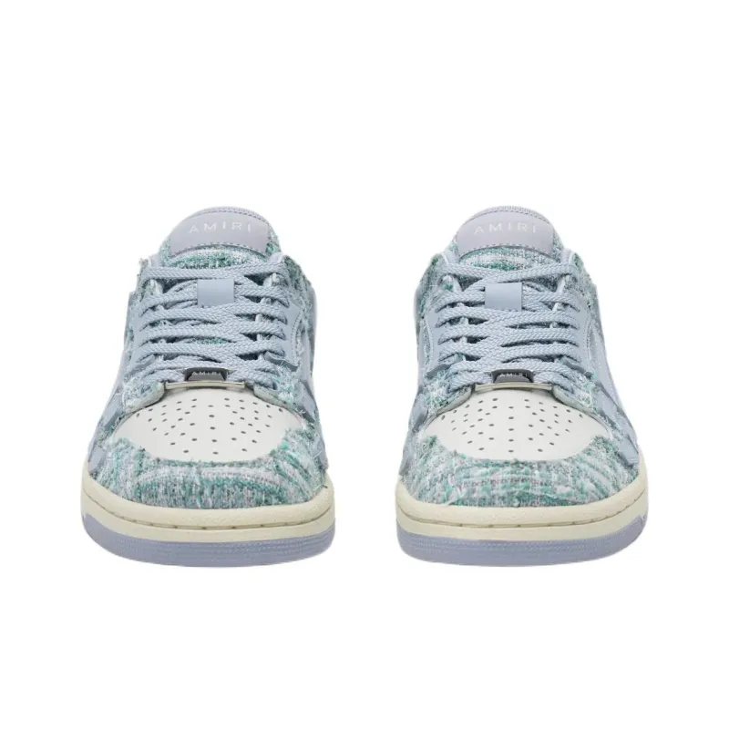 AMIRI Skel Top Low Top Skateboard Shoes Women's Gray Blue-3