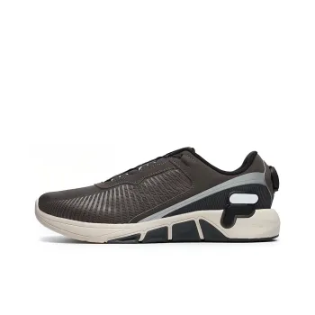 FILA Fluid 4 Falcon Anti Slip And Wear Resistant Coverage Support Low Top Fitness Shoes Men's Gray Black