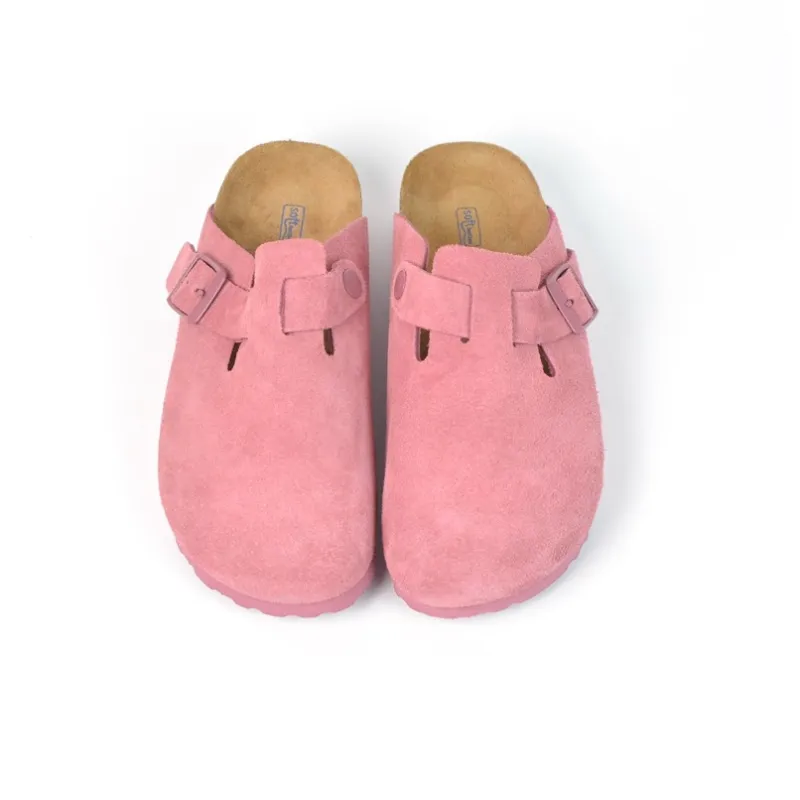 Boku Wrap toe Slippers Unisex Rose Red-4