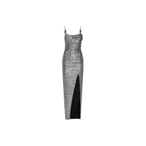 BALMAIN Slip Dresses Women's Silver