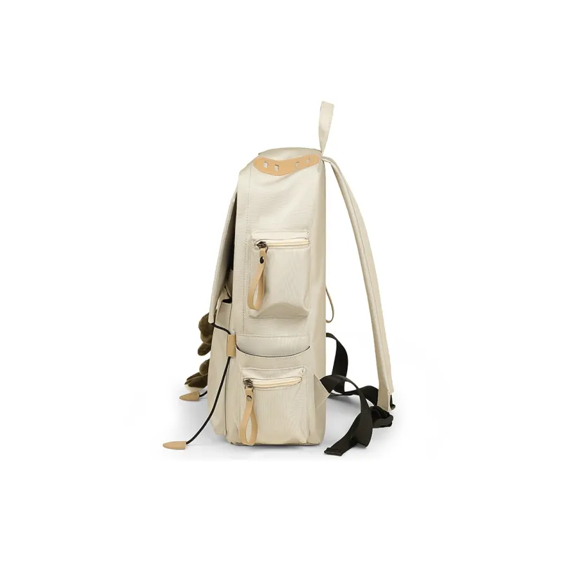 Kevin Cohen Oxford Backpack Regular Women's White-1