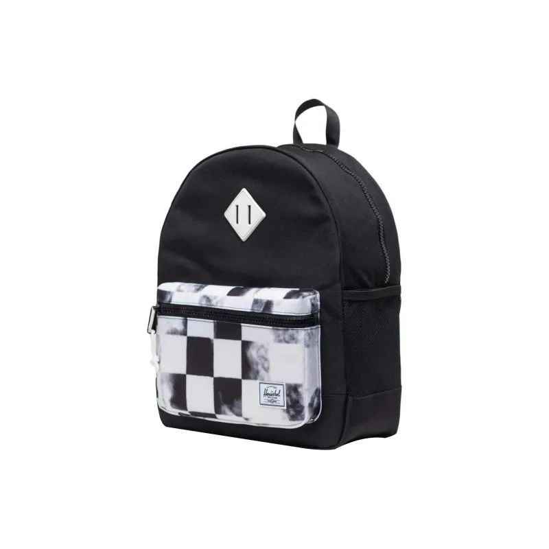 Herschel Recycled Fabric Backpack Unisex Black Plaid-1