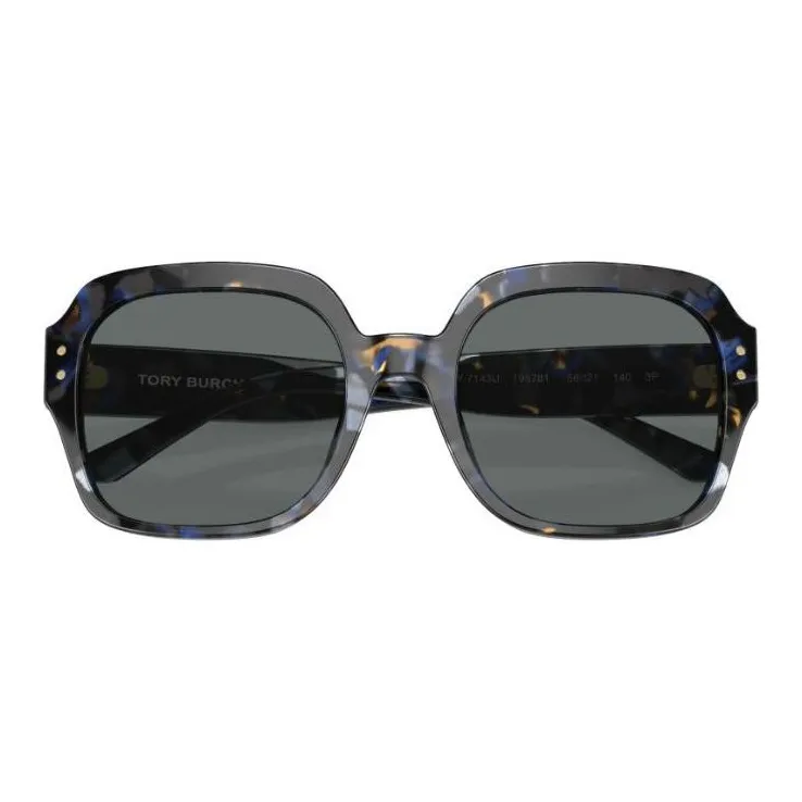 TORY BURCH Square Sunglasses Women's Tortoiseshell-3