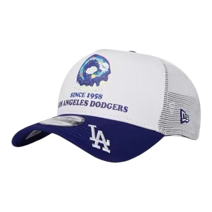 New Era Cotton Baseball Caps Unisex White-2