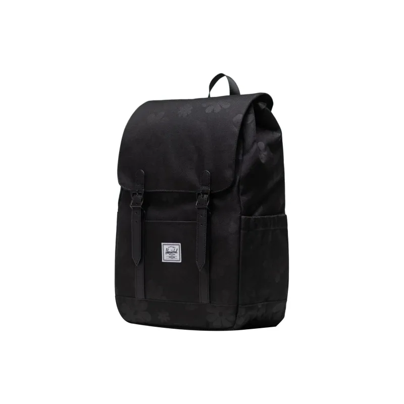 Herschel Recycled Fabric Backpack Small Size Unisex Black-1