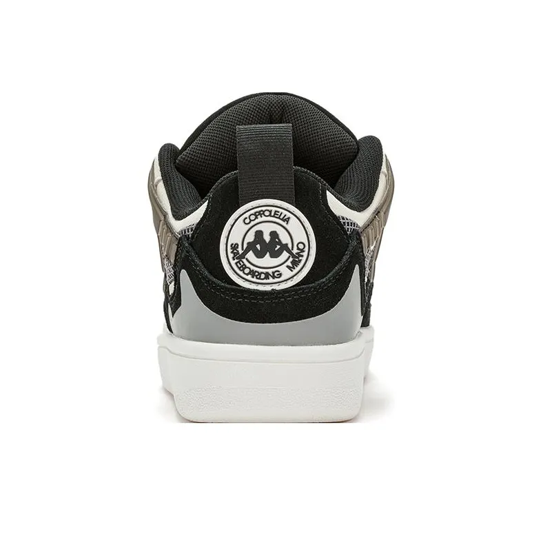 COPPOLELLA x Kappa Wear-Resistant Low-Top Skateboard Shoes Unisex White Black Brown-5