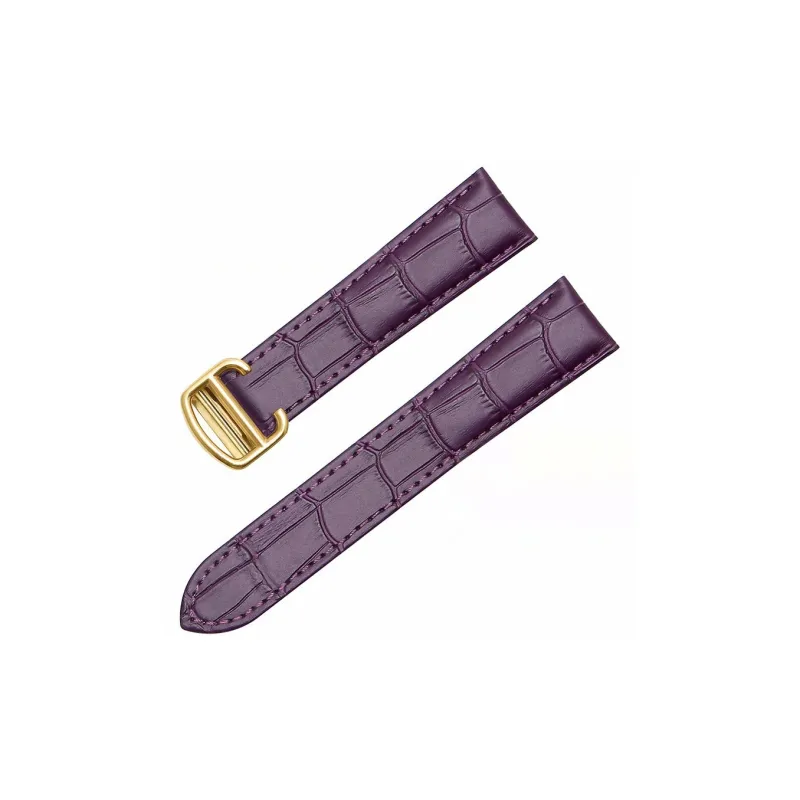 Gangjue Cartier Compatibility Watch Band Genuine Leather Material-52