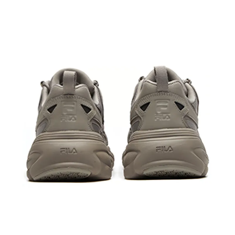 FILA Cube Cushioned Breathable Slip-Resistant Low-Top Casual Shoes Women's Faded Dove Gray-4