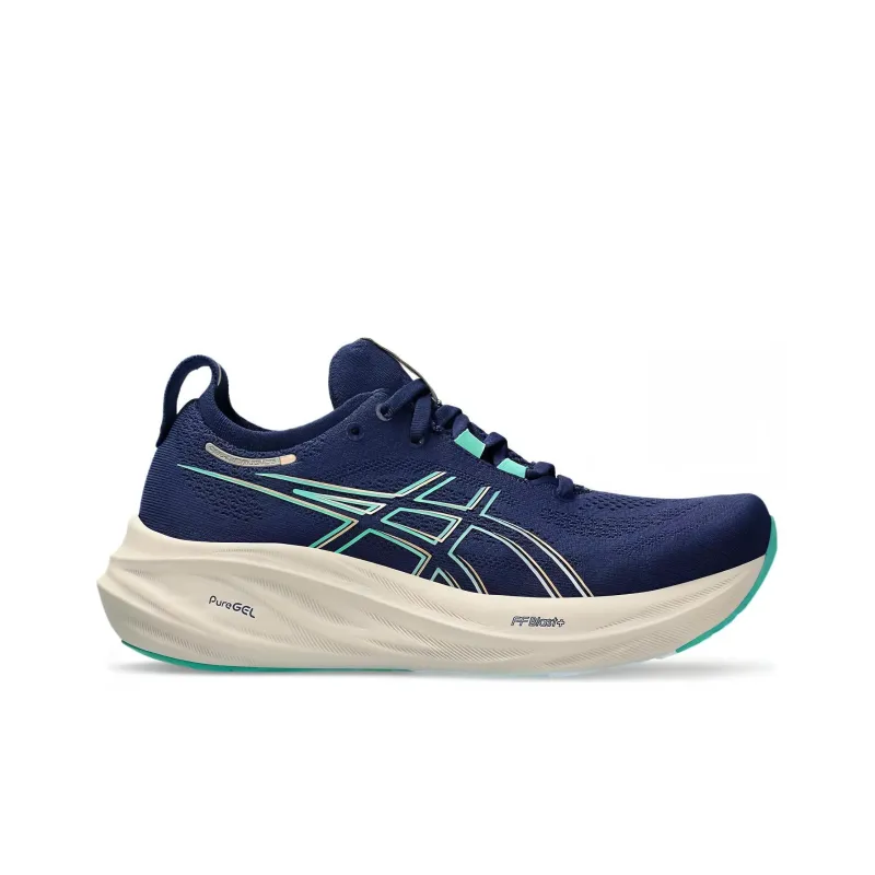 Asics Gel Nimbus 26 Blue Expanse Aurora Green Women's-1