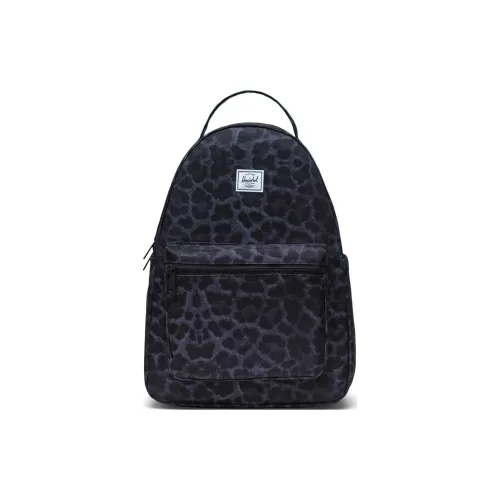 Herschel EcoSystem™ 600D Fabric Backpack Unisex Leopard Print Black