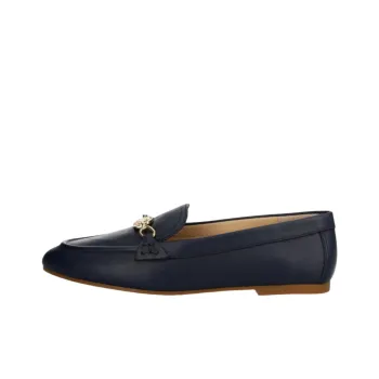 LAUREN RALPH LAUREN Avery Logo Plaque Round-Toe Loafers Women's