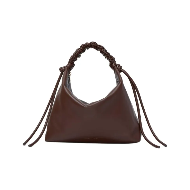 PROENZA SCHOULER Lambskin Handbag Shoulder Bag Medium Size Women's Mocha-0