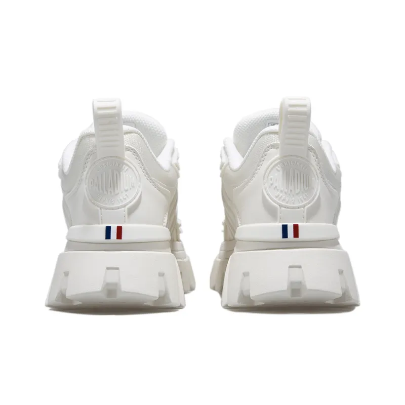 Palladium Abrasion Resistant Slip Resistant Low Top Chunky Sneakers Men's White-6