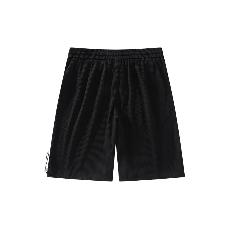 LTIFONE Casual Shorts Unisex Black-1