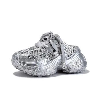 SELAIYA Slippers Women's Silver