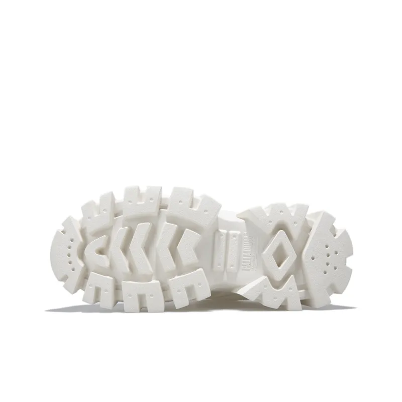 Palladium Abrasion Resistant Slip Resistant Low Top Chunky Sneakers Men's White-7