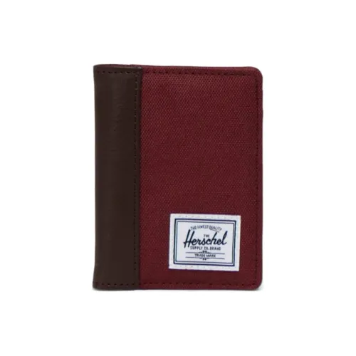 Herschel EcoSystem™ Recycled Fabric Wallet Unisex Coffee & Burgundy