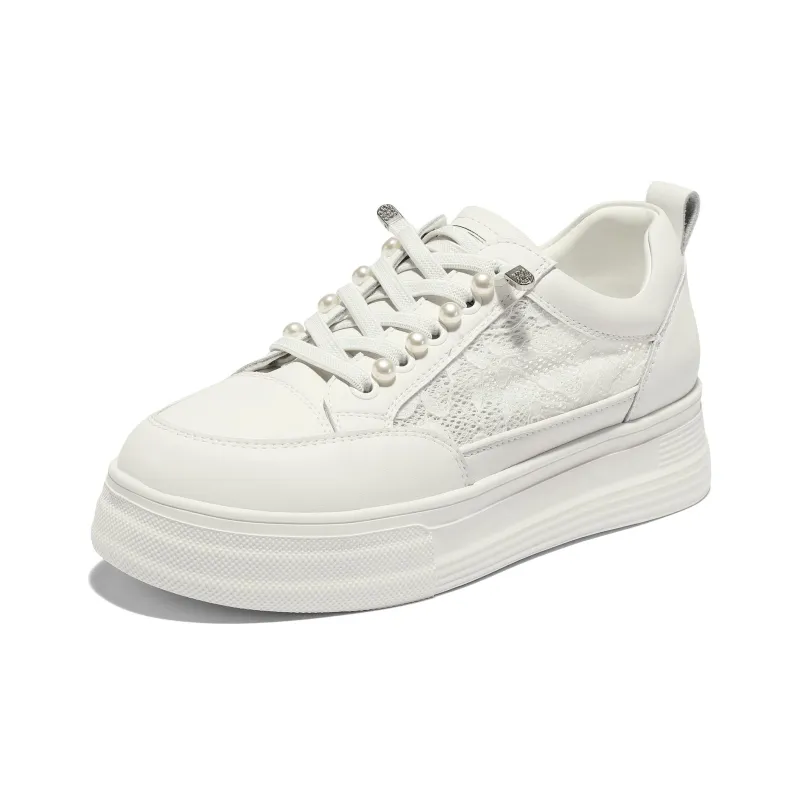 Senda Skateboard Shoes Women's White-1