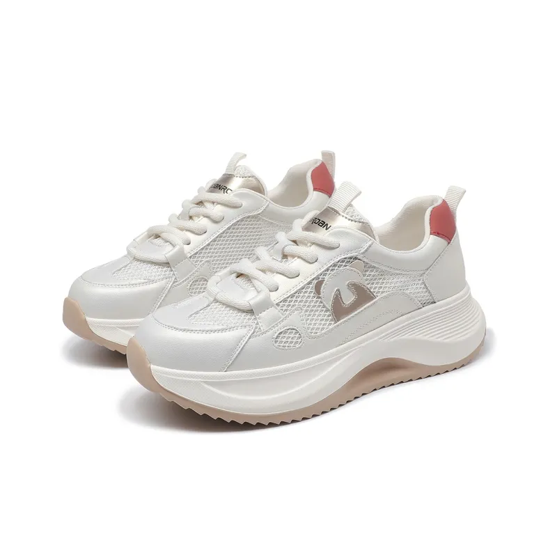 CARDANRO Low Top Breathable Mesh Fashion Chunky Sneakers Women's 2024 Summer New Arrival-5
