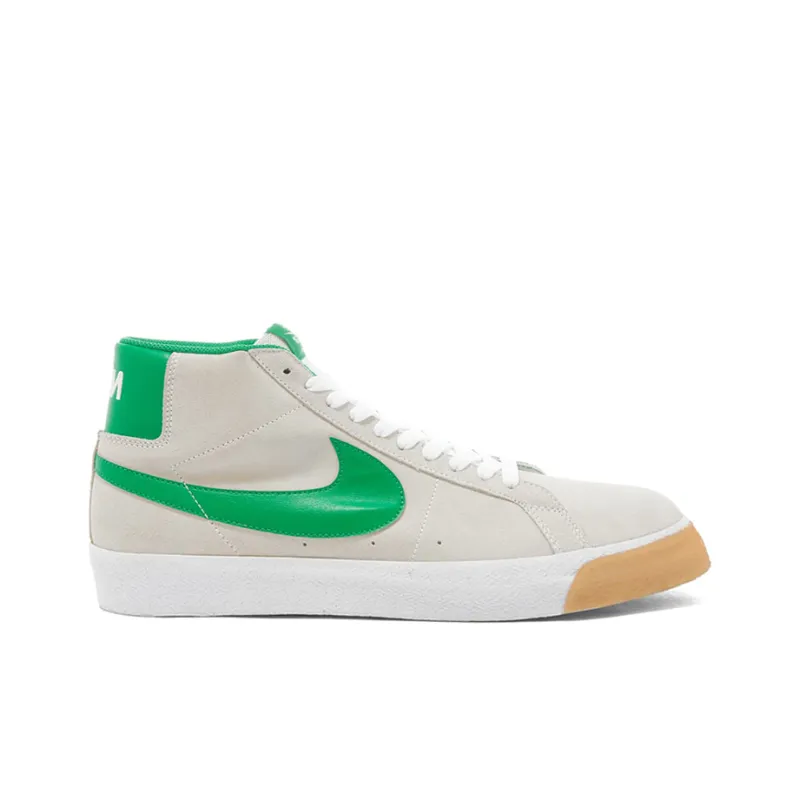 Nike Sb Zoom Blazer Mid Summit White Lucky Green-1